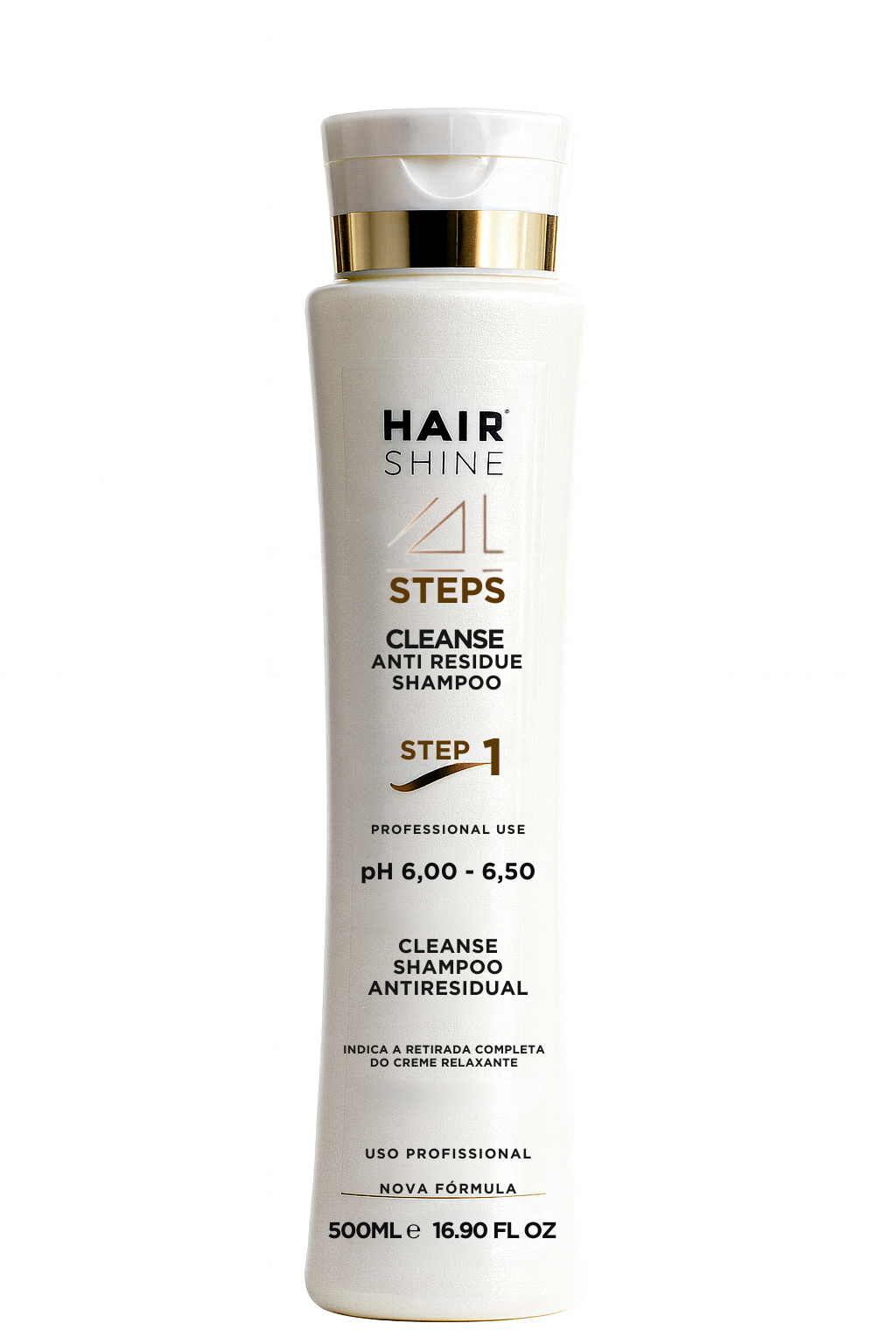 STEP 1 - Shampoo Cleanse Anti Residual Foursteps Reestruturação Profissional 500ml