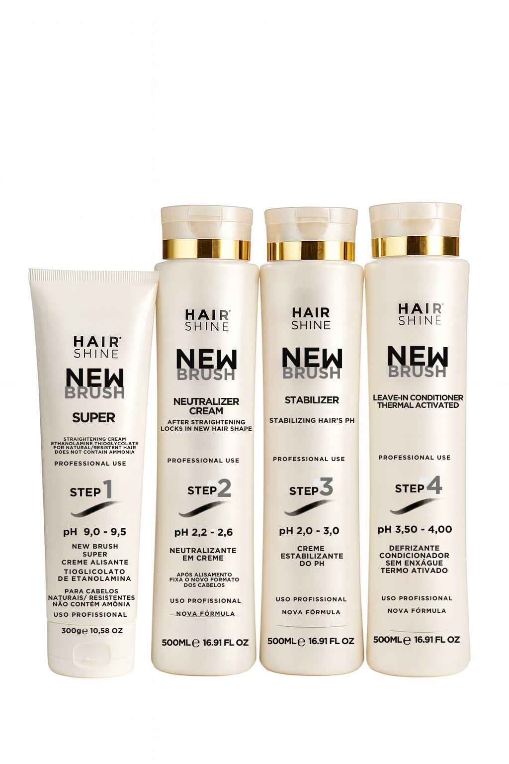 New Brush Pro Straightening & Relaxing Kit