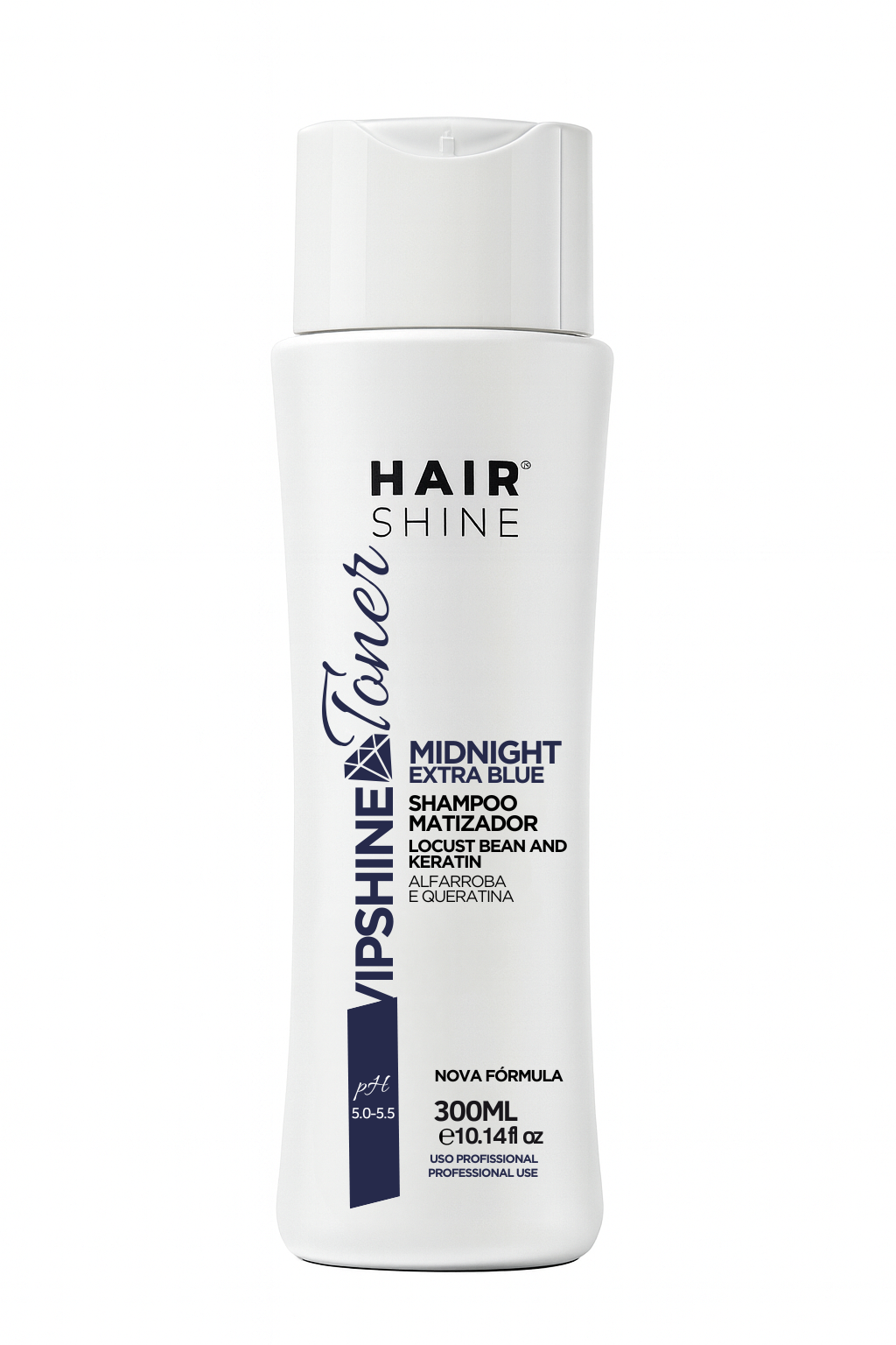 Midnight Extra Blue Toning Shampoo Vip Shine-  300ml